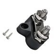 thumbnail image 1 of Terminal Block Studs M8 48V Junction Block Bus Bar Dual Heavy Duty Power Distribution Stud for Truck RV Boat,Black, 1 of 7