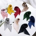 thumbnail image 3 of Handbag Scarf Solid Color Wear Resistant Lint Free Smooth Friendly to Skin Decorative Polyester Women Handbag Scarf Band Hair Neck Ribbon for Women, 3 of 8