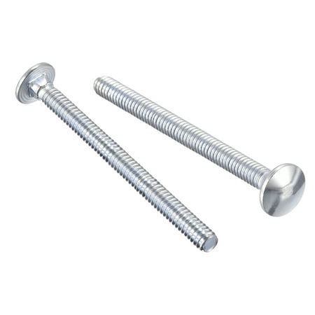 

Uxcell 1/4-20x4 Carriage Bolt Q235 Carbon Steel Zinc Plated 5 Pack
