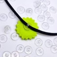 thumbnail image 3 of LOVEVER Plastic Sewing Shank Buttons Round Clear Transparent 10mm(3/8”) Dia  200 PCs, 3 of 4