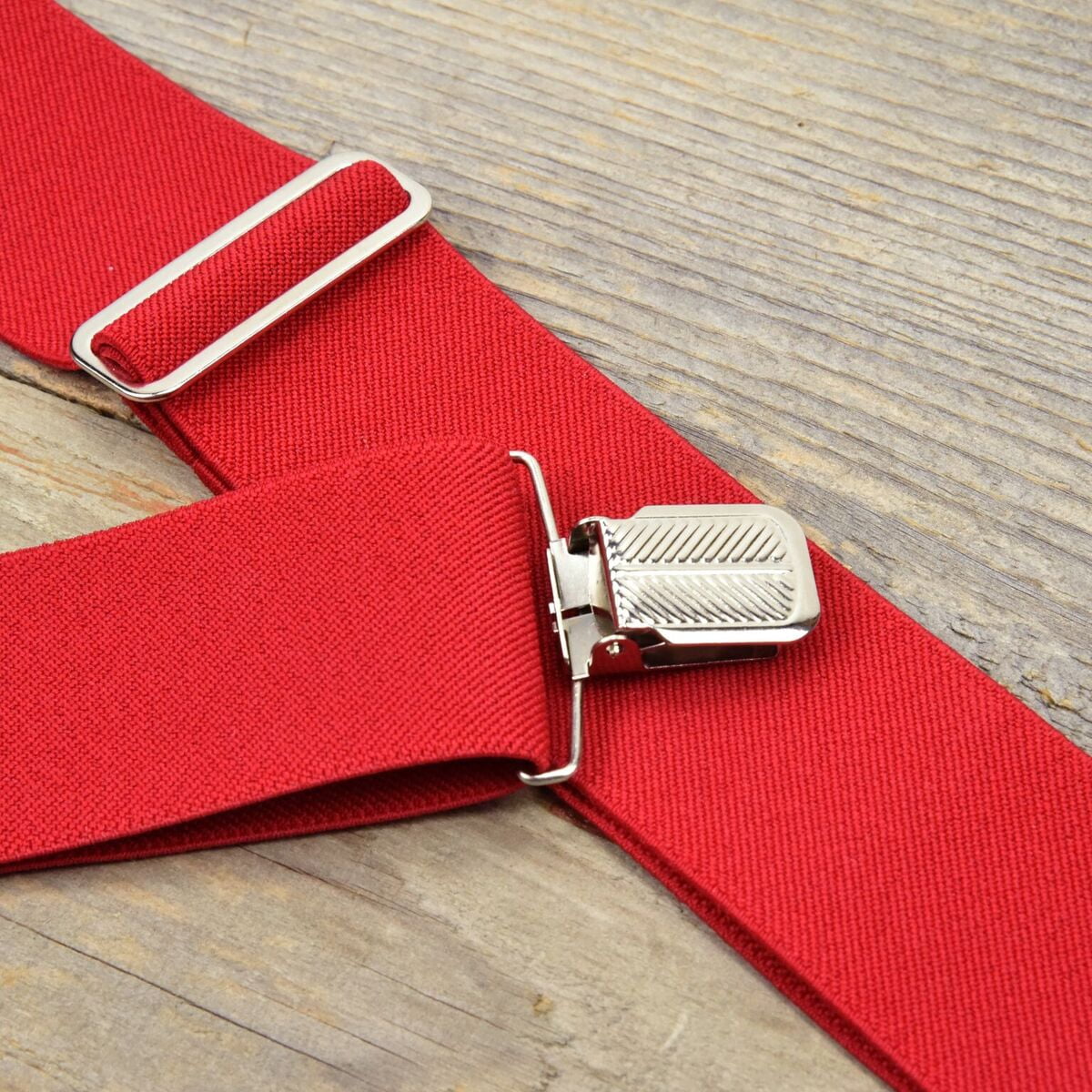 Hold'em Suspenders for Men Heavy Duty Utility Clips 2” Wide - Black