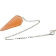 thumbnail image 5 of Orange Selenite Crystal Pendulum Divination, 5 of 5