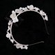 thumbnail image 2 of Corona de flores para niña, accesorios para el cabello, diadema para dama de honor y novia, tocado de fotografía, 2 of 4