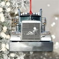 thumbnail image 6 of Trucker Christmas Ornament 2025, Truck Ornament, Unique Flat Acrylic Keepsake for Truck Drivers, Big Rig Gifts, Holiday Tree Hanging Decoration, 6 of 6