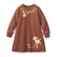 thumbnail image 1 of Vestidos de princesas de Disney para niñas, disfraz infantil de algodón de manga larga con estampado de dibujos animados de Elsa, sirena y Ariel de Frozen, 6-7T (Tag140) Gao Jinjia LED, 1 of 2