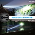 thumbnail image 6 of 2 Pack Rechargeable LED Flashlights, High Lumens Flashlight with 5 Modes, IPX6 Waterproof for Camping, Emergency, 6 of 10