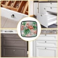 thumbnail image 4 of 4 Pcs Cabinet Handle Drawer Pulls Flamingo Knobs with Screws Square Furniture Office Cabinet Knob Decoration, 4 of 5