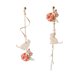 thumbnail image 1 of Pendientes colgantes de gato y flor Pendientes asimétricos de gato para mujer, 1 of 7