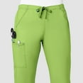 thumbnail image 4 of Wink WonderFLEX Grace - Women's Flare Leg Cargo Scrub Pant, Green Apple, 2X Petite, 4 of 7