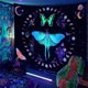thumbnail image 4 of Tapiz de calavera psicodélica luminosa fluorescente con diseño de calavera para decoración del hogar, tapiz decorativo para fiestas, 4 of 6
