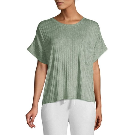 Ribbed Short Sleeve Top (Best Way To Wear High Tops)