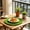 L, variant on Simulated Grass Placemat, Realistic Green Texture for Table Setting and Dining Decor, Casual Family Dinner and Outdoor Picnic Styling Gift (4.1in, Green)