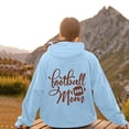 thumbnail image 2 of WEAIXIMIUNG Sweat à Capuche pour Femme avec Imprimé Lettre de Rugby et Manches Longues, 2 of 4