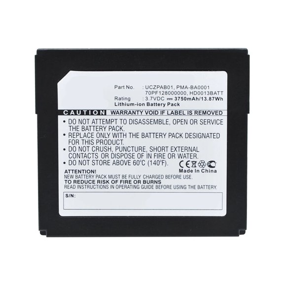 Batteries N Accessories BNA-WB-P8824 Player Battery - Li-Pol, 3.7V, 3750mAh, Ultra High Capacity - Replacement for Creative BA20603R79913 Battery