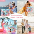 thumbnail image 4 of Bolsa de playa LEDAOU impermeable y resistente a la arena para mujer con bolsillo húmedo, 4 of 7