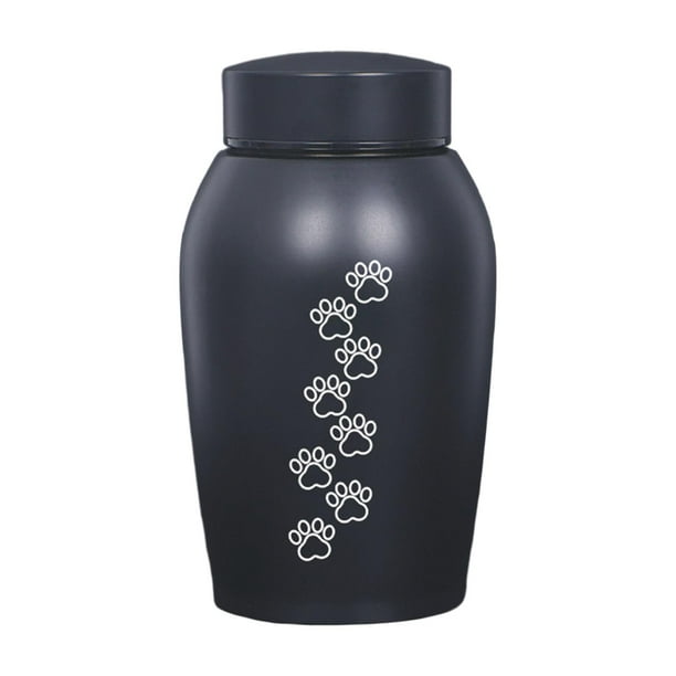 Urna de cremación funeraria para mascotas, urna de acero inoxidable, regalo de recuerdo, portátil Estilo C