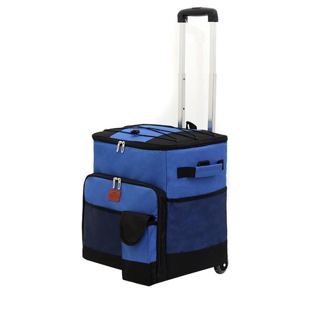 Avamo Women Lunch Bag Large Capacity Rolling Cooler Leakproof Roller Bags Cooling Shoulder