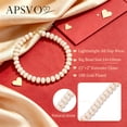 thumbnail image 5 of APSVO 18K Gold Plated Rainbow Chunky Beaded Necklaces for Women Boho Choker Chain Fashion Statement Accessories Prom Wedding Birthday Summer Jewelry Gifts Mom Girlfriend Adults Lady Wife Teen Her, 5 of 7
