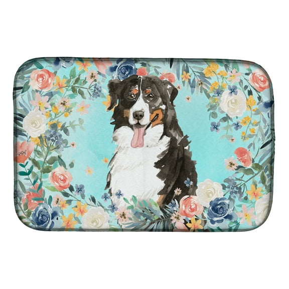 Bernese Mountain Dog Dish Drying Mat