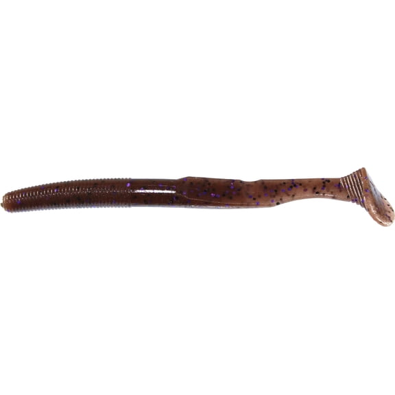 Yamamoto Swimming Senko Bait, Cinnamon Black Purple Flake, 5-Inch Multi-Colored