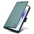 thumbnail image 2 of Dteck for iPhone SE(2022)/ iPhone SE(2020)/ iPhone 8/7 Case with Card Holder,RFID Blocking Leather Wallet Case with Flip Card Slots,Kickstand & Magnetic Closure for iPhone SE 2nd&3rd, iPhone 8&7,Green, 2 of 5