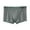 Green, variant on Mesh Men's Underwear Mid Waist Breathable Crotch Men's Flat Angle Pants Solid Color Comfortable Skin Friendly Four Angle Pants Skin Friendly and Traceless Underwear