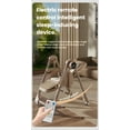 thumbnail image 3 of Baby High Chair with Touch Control,Toddler Feeding Chair with Swing Combo,Rocking Chair,6-36 Months,Unisex,WHITE, 3 of 20
