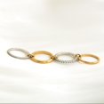 thumbnail image 4 of CUKIXA Gold Stackable Rings for Women Non Tarnish, 18k Gold Plated Cubic Zirconia Rings, Silver Gold Multi Ring Mixed Metals Stack Rings Set-9#, 4 of 10