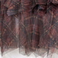 thumbnail image 7 of Arlun Lace Plaid Skirts for Women Irregular Mesh Cake Skirt with Layered Lightweight Flowy Knee Length A Line Skirts Ladies Fashion Streetwear Khaki One Size, 7 of 7