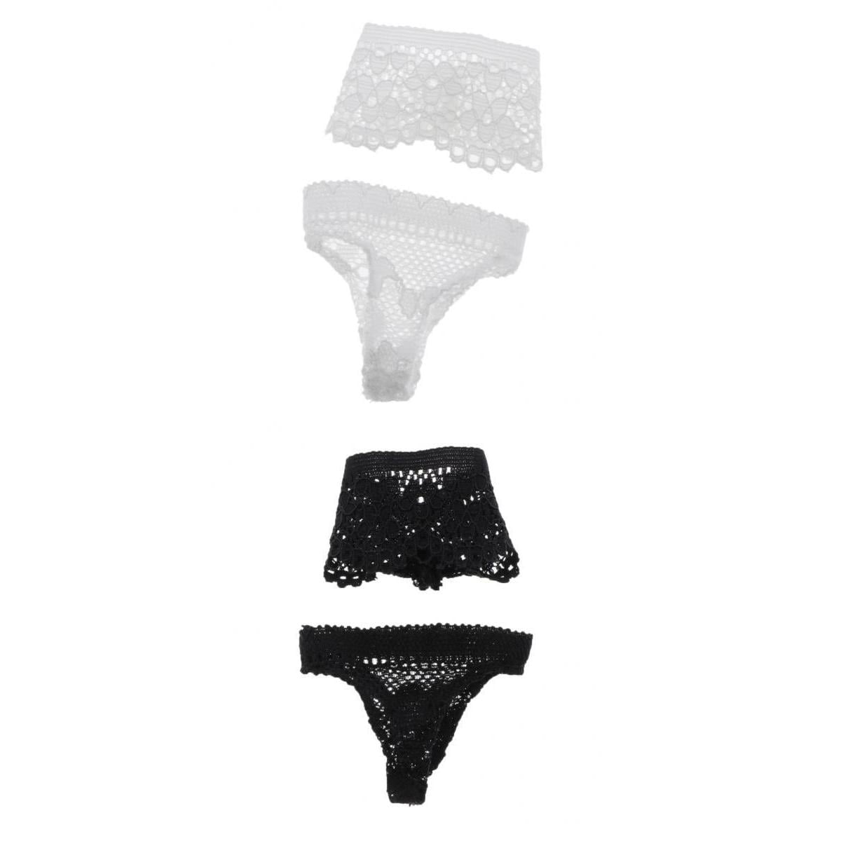 1/6 Scale Female Black Underwear for 12'' TC Figures Body Accs 