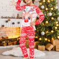 thumbnail image 3 of Camisón de Navidad Cómoda familia Camisa de dormir de Navidad Ropa para el hogar entre padres e hijos, 3 of 9