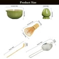 thumbnail image 3 of Premium Matcha Tea Set with Ceramic Bowl, Bamboo Whisk, And Holder, Matcha Making Kit for Traditional Japanese Tea, Easy to Use with Spout Design for Pouring, Perfect Froth Every , Matcha Tea Set, 3 of 6