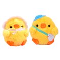 thumbnail image 1 of BRIGHTFUFU 2 unids adorable de dibujos animados llavero llavero peluche juguete colgante para decoración de bolsas, 1 of 7
