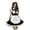 v#28Black109, variant on Rggeeun Halloween for Women Renaissance Women Gothic Dress Corset Dress Fly Sleeve Lapel Collar Ruffle Bow Dress Evening Party Classic,Black,2Xl