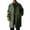 Army Green, variant on IYTR Mens Trench Coat Fall Fashion Long Sleeve Lapel Windproof Jackets Casual Solid Color Button Loose Windbreaker Trench Coats (Army Green,XXL)