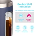 thumbnail image 4 of Neihepal 14oz Double Wall Vacuum Insulated Coffee Mug with Leakproof Lid & Handle, 4 Pack, Navy, 4 of 7
