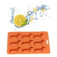 thumbnail image 3 of Molde de Cubo de Hielo de Silicona, Operación simple de bpa simple de Grado Alimento Bandejas de Cubos de Hielo de Silicona Duradera para yogurt , 3 of 7