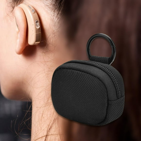 Estuche protector para audífonos, funda para auriculares con junta tórica, práctico estuche protector para amplificador de sonido y dispositivo de