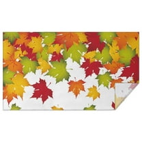Fall Theme Tablecloth 60x102 Inch, Washable Polyester Rectangular Table Cover for Autumn Thanksgiving Party, Picnic, Indoor & Outdoor Dining Decor.