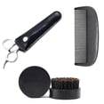 thumbnail image 1 of Beard Grooming Kit Portable Beard Comb Beard Brush Mustache Scissors for Men, 1 of 10