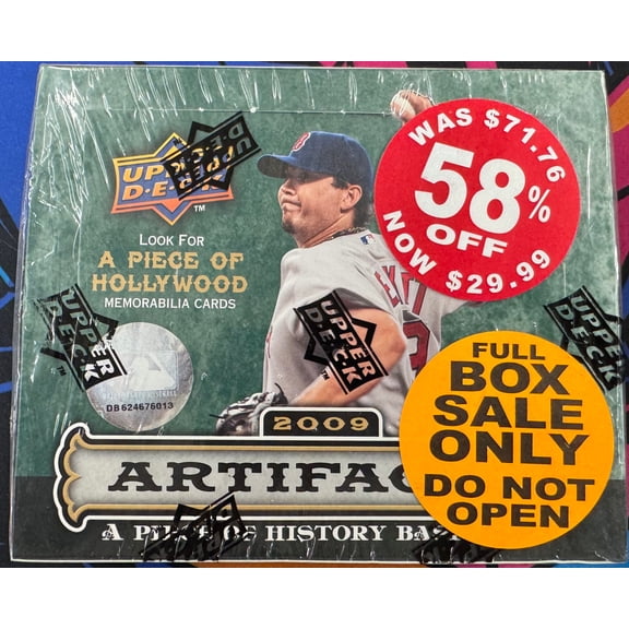 2009 Upper Deck Artifacts Baseball Retail Box Factory Sealed