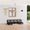 thumbnail image 1 of vidaXL 6 Piece Garden Lounge Set Solid Pinewood, 1 of 4