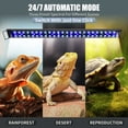 thumbnail image 5 of Tawatiler 18-Inch LED UVA UVB Light for Reptiles, Full Spectrum UVA & UVB Reptile Light with Auto 24-Hour Cycle Timer & 10 Dimmable with Controller for Turtles, Snakes, and Bearded Dragons, 5 of 7