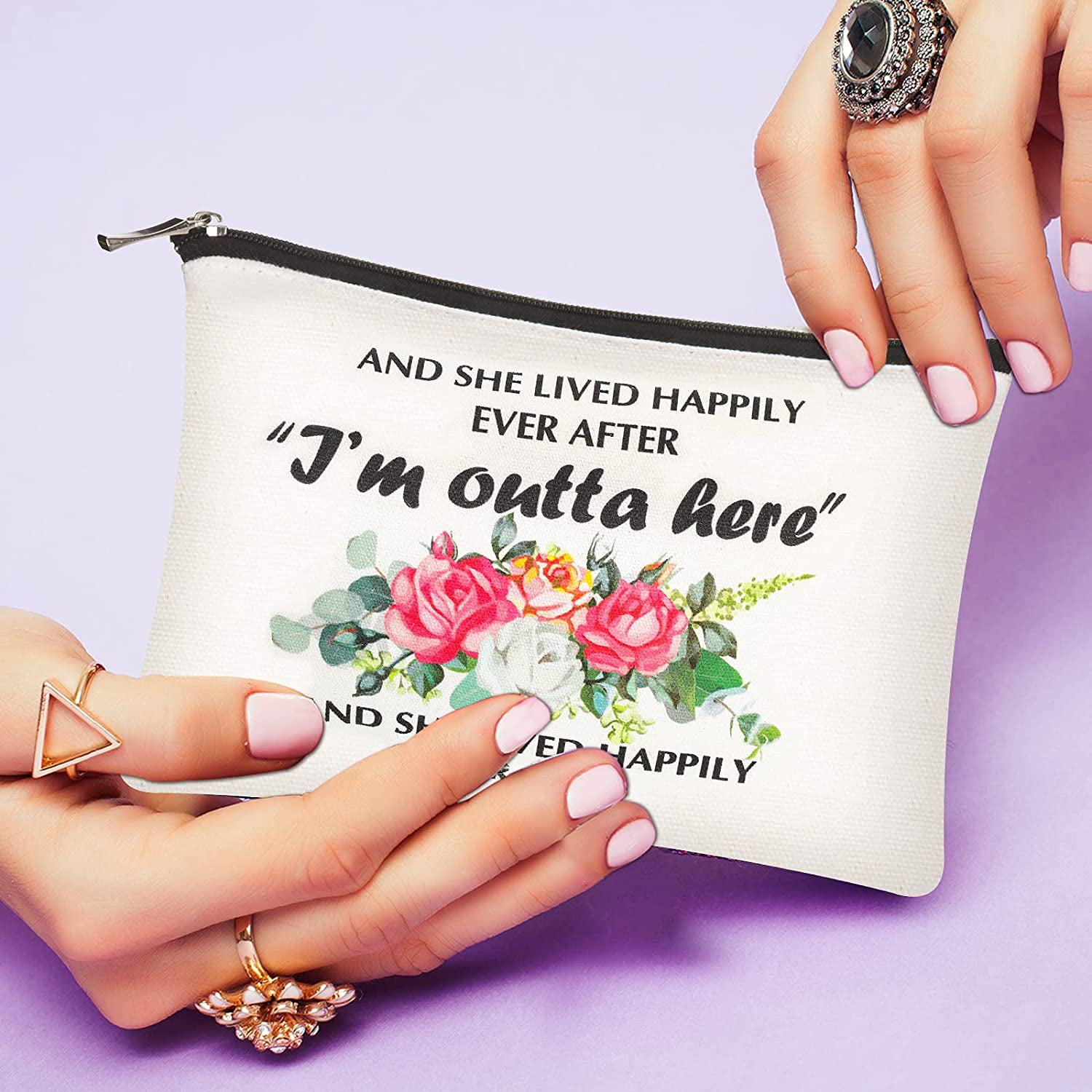 flower girl makeup bag