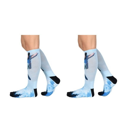 

Sierra Socks Sky High Pattern Unisex Socks - XL-Women Shoe Size (14+) / Buy 2 pr.