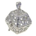 thumbnail image 4 of pitrice Perles Cage Charmes Médaillon Pendentif Paramètres pour DIY Collier Carré, 4 of 9