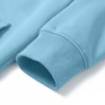 thumbnail image 6 of ZUBMGKTE Mens Crewneck Sweatshirt Fleece-Lined Pullover with Kangaroo Pocket, 6 of 10
