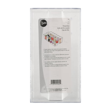 Dritz Plastic Clear Thread Storage Box - Walmart.com