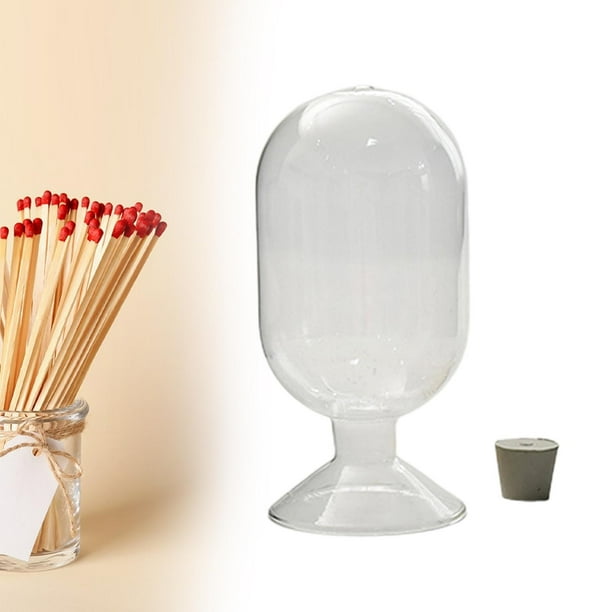 Frasco de almacenamiento de vidrio Perfecl decorativo pequeño para tienda de belleza y hogar