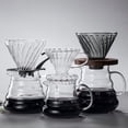 thumbnail image 4 of Embudo de café de vidrio, filtro de café de vidrio con mango, taza individual reutilizable, vierte sobre la olla, 1 Uds., 4 of 5